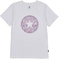 converse camiseta fall floral patch grapphic tee para mujer