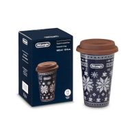 delonghi taza de ceramica de doble pared 300 ml dlsc076