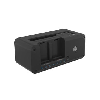 Base de conexión ICY BOX IB-2924MSCL-C31 USB-C para discos 2,5 y 3,5 y SSD M.2