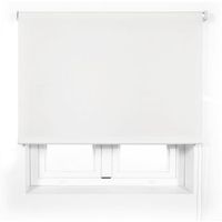 estor translucido premium a medida - estor translucido tamano 130x165 - estor enrollable color blanco roto  blindecor