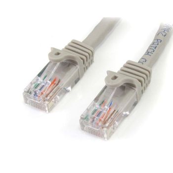 Startech Cable de Red Ethernet Cat5e RJ45 sin Traba Snagless 5m Gris