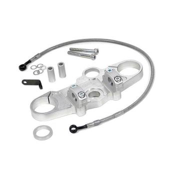 Puente de horquilla Suzuki GSX 600 F '98-'01 kit de conversión Superbike LSL gris