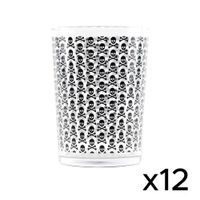 set de 12 vasos de cristal transparente 35cl