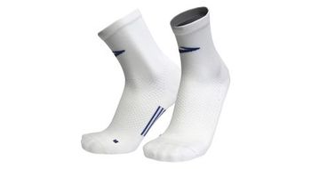Calcetin brooks  strong elite blanco azul  strong