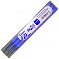 pilot refill for frixion point 05mm blue pk3