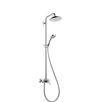 Showerpipe Hansgrohe Croma 220 1jet Monomando De Ducha, 27222000