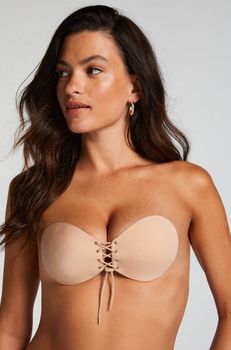 Hunkemöller Sujetador push-up adhesivo Beige