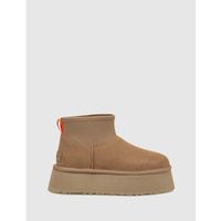 ugg botines botin classic mini dipper cuero para mujer