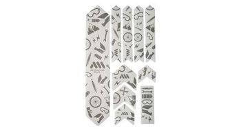 Todo el estilo de montana joyride xl kit de protector de marco 10 piezas   gris