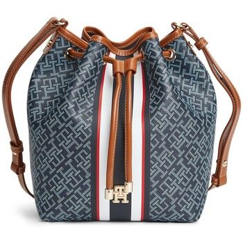 Tommy Hilfiger Bolso de mano Th Monoplay Bucket Stripe Le para mujer