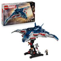 lego marvel quinjet de vengadores la era de ultron juego de construccion 12 anos - 76325