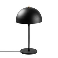 lampara de mesa varzan-10856 negro oro cobrizo metal