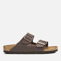 birkenstock womens arizona slim fit double strap sandals - dark brown - eu 41uk 75