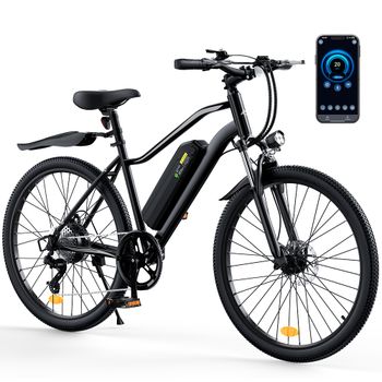 Bicicleta eléctrica iScooter EB3S, motor de 350W, batería de 36V 15AH, bicicleta eléctrica de montaña, autonomía de 70-90KM, velocidad de 35KM/H, neumáticos todoterreno de 26 pulgadas, bicicleta