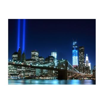 Papel Pintado 3d - Floodlights Over Nyc (250x193 Cm)