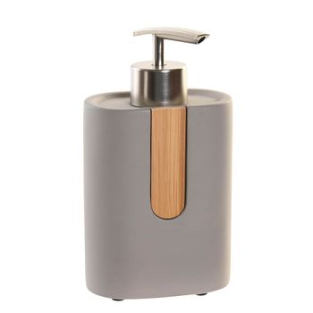 Set de baño 2 piezas de cemento y bambú gris