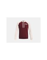 sudadera under armour wordmark colorblock hombre red