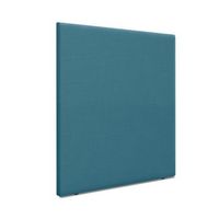 cabecero de lino natural liso hasta el suelo 105x120cm camas 105 - turquesa