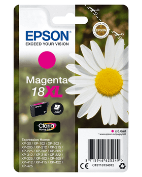 CARTUCHO EPSON MAGENTA XL XP-102/205/305/405 C13T18134012
