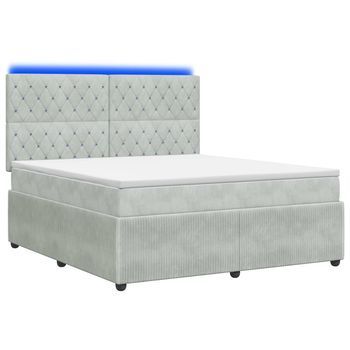 Cama Tapizada 160x200x140,5 Cm  - Gris