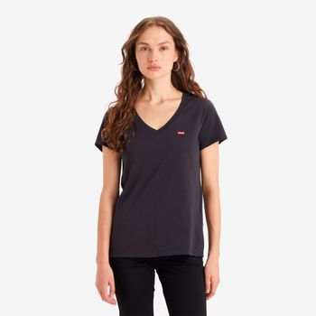 Levi Strauss Camiseta de Pico 85341-0003-CAVIAR