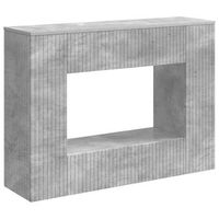 mesa consola gris concreto 101 x 29 x 74 cm vidaxl