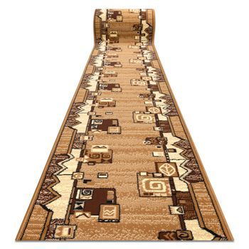 Alfombra De Pasillo Bcf Morad Szlaczek Oro Viejo 60 Cm 60x910 Cm