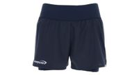 pantalon corto 2 en 1 inov 8 airlite negro  mujer