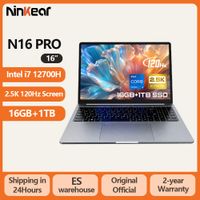 portatil ninkear de 16 pulgadas 25k 120hz intel i7-12700hamd ryzen 5 wifi 6 16gb ram 1tb ssd portatil windows 11 notebook ordenador de oficina