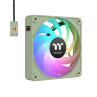 ventilador magnetico de caja thermaltake ct120 ex argb 3xvent verde matcha