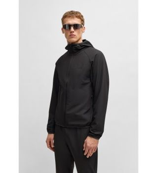 BOSS para hombre. 50542451 Chaqueta Commuter negro (M), Casual, Poliéster