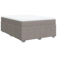 cama tapizada 200x140x46 cm tejido - taupe