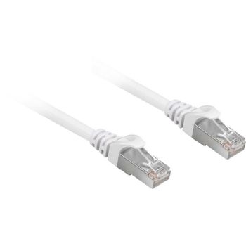 Cable de red Sharkoon Cat.6a SFTP 15 m Blanco