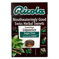 ricola liquorice sugar free sweets