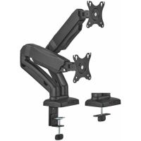 aisens soporte de mesa pro giratorio e inclinable para monitortv 9kg de 17 a 32 negro