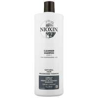 NIOXIN 3D Care System System 2 Step 1 Cleanser Shampoo: For Natural Hair With Progressed Thinning 1000ml