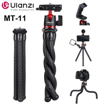 Trípode flexible Ulanzi MT-11 para teléfono, soporte para cámara DSLR con control remoto, patas de mini pulpo para iPhone 13 14 Pro Max.