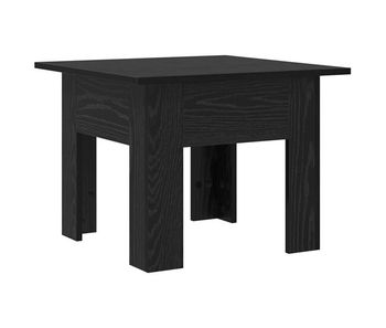 Mesa de café - mesa de centro - mesa baja roble negro 55 x 55 x 42 cm madera de ingeniería