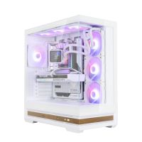 caja zalman p40 namu atx 4xvent 120mm argb 2xusb 30 blanco sin fuente