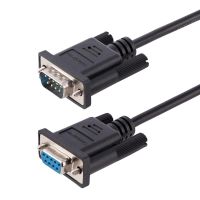 cable serie rs232 null modem 3m startech db9 macho a hembra blindado