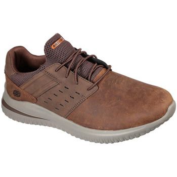 Skechers Deportivas Moda Baskets Goga Mat Arch Cuir/Synthétique marron foncé para hombre