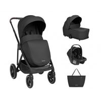 stroller 3in1 with carrycot chiara black