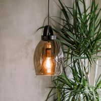 lampara colgante lantern fume