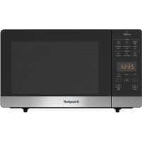 hotpoint mwh 27321 b compact microwave with grill - black black
