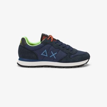 Sun68 Deportivas Moda Z46102 TOM FLUO 502-07 NAVY BLUE para hombre