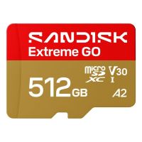 tarjeta microsd sandisk extreme go 512 gb uhs-i 240 mbs u3 v30 a2