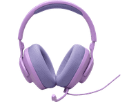 auriculares gaming - jbl quantum 100m2 circumaurales diadema con cable microfono morado