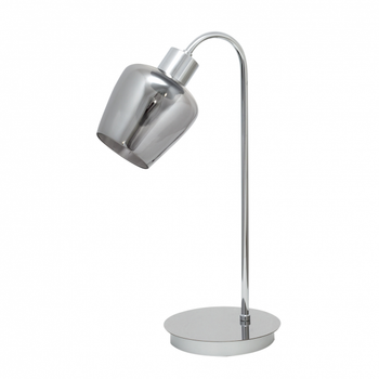 Sobremesa tulipa ahumada Soline 1xe27 Cromo Fabrilamp