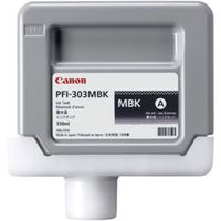 canon pfi-303mbk 2957b001aa matte black original standard capacity ink cartridge