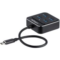startech hub compacto usb-c de 4x usb 31 negro
